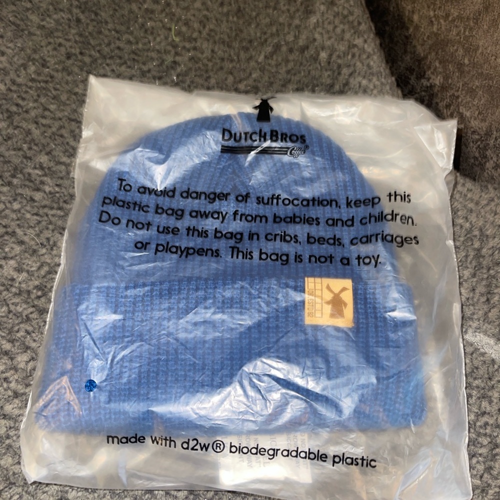 Dutch Bros Blue Knit Beanie